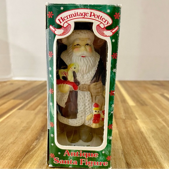 Vintage Santa Around the World Fine Porcelain Santa Figurine England 1994 In Box - Picture 2 of 11